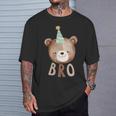 Bro Bear 1St Birthday Beary First Birthday Matching Family T-Shirt Gifts for Him
