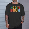 Bruh 100Th Day Ofchool 100 Days Ofchool シャツ キッズ 男の子 Tシャツ 彼への贈り物