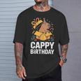 Cappy Cumpleaños Capybara Lover Cumpleaños Capibara Camiseta unisex Regalos para él
