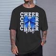 Cheer Mom Blue Bow Cheerleader Competition Game Day T-Shirt Gifts for Him Cheer Mom Blue Bow Cheerleader Competition Game Day T-Shirt Gifts for Him