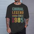 Choral Legend 1985 Singer 40 Years 40th Birthday Choir Tank Top T-Shirt Gifts for Him