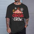 Circus Crew Carnival Staff Costume Circus Theme Party T-Shirt Gifts for Him