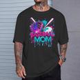 Cool Baseball Mom Neon Drip Sports Fan T-Shirt Gifts for Him