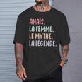 Copine Humour Cadeau Personnalisé Prénom Anaïs T-Shirt Cadeaux pour lui