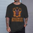 Creepy Cute Bat Halloween Butterfly With Pumpkins Fall T-Shirt Gifts for Him Creepy Cute Bat Halloween Butterfly With Pumpkins Fall T-Shirt Gifts for Him