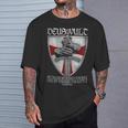 Deusult He Trains My Hands For War Templar Knights Tシャツ 彼への贈り物