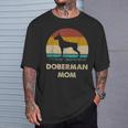 Doberman Mom Dobie Dog Lovers Retro Dobie Mom T-Shirt Gifts for Him Doberman Mom Dobie Dog Lovers Retro Dobie Mom T-Shirt Gifts for Him