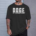 DOGE 政府効率省 Doge 長袖tシャツ Tシャツ 彼への贈り物