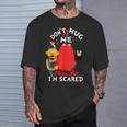 Don't Hug Me I'mcareds 面白い言葉 皮肉 Tシャツ 彼への贈り物