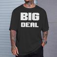 Drôle Ego Renfort Big Deal Hommes S Cadeau T-Shirt Cadeaux pour lui