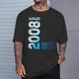 Edición Limitada 2008 Enero 2008 Camiseta unisex Regalos para él