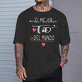 El Mejor Tío Del Mundo Regalo Para Día Del Padre Manga Larga Camiseta unisex Regalos para él
