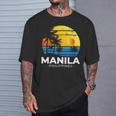 Filipina フィリピノ ヤシの木 マニラ トロピカル フィリピン Tシャツ 彼への贈り物