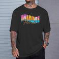 Fltateacances D'été Tropicalesouth Beach Miami Floride T-Shirt Cadeaux pour lui