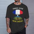 Français Cultivé Racines Algériennes Cadeau Kabyle Flag T-Shirt Cadeaux pour lui