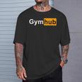 Gymhub 面白い ワークアウト フィットネス モチベーション ジム Tシャツ 彼への贈り物