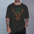Iam Il Meister Jaegermeister Papà Mamma Cervo Maglietta Regalos para él