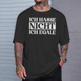 Ich Hasse Nicht Ich Egale ドイツ語のジョーク Tシャツ 彼への贈り物