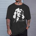 Isaac Newton Leyes De La Física Matemáticas Camiseta unisex Regalos para él