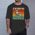 Je Ne Dors Pas Je Repose Juste Mes Yeux Homme Papa Drole T-Shirt Cadeaux pour lui