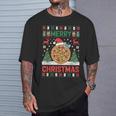 Joyeux Noël Pizza Pull Laidapin De Noël Amusant T-Shirt Cadeaux pour lui