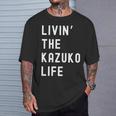 Kazuko の人生を生きている Kazuko 長袖tシャツ Tシャツ 彼への贈り物