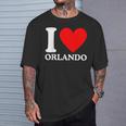 I Love Orlando I Heart Orlando Camiseta unisex Regalos para él