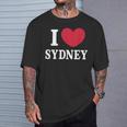 I Loveydney シドニーが大好き Tシャツ 彼への贈り物