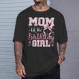 Mom Of The Birthday Girl Pink Bow Flower Birthday Girl T-Shirt Gifts for Him