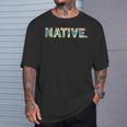 Native America ネイティブアメリカン 先住民 アンティーク調 Tシャツ 彼への贈り物