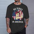 No Kings Vintage America No Kings In America T-Shirt Gifts for Him