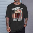 Powered By Root Beer T-Shirt Gifts for Him Powered By Root Beer T-Shirt Gifts for Him