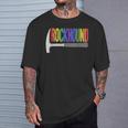Rainbow Rockhound ロックピック 地質学ハンマー ロックハウンディング Tシャツ 彼への贈り物