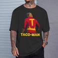 Taco-Man 面白い 反トランプ ハロウィーン 政治的コスチュームアイデア Tシャツ 彼への贈り物