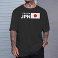 Team Jpn 日本国旗 チームジャパン 日の丸 男性 女性 子供 応援 チーム Tシャツ 彼への贈り物