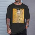 グスタフ・クリムト アデル・ブロッホ・バウアーの肖像 アーティスト向け Tシャツ 彼への贈り物
