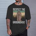 グラウンド・ホッグ Respect The Groundhog Tシャツ 彼への贈り物