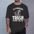 ゴミが関係するならオポッサムジョークでカウントしてくれポッサム Tシャツ 彼への贈り物