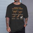 ジャック・ラッセル・テリア進化史犬の起源 Tシャツ 彼への贈り物