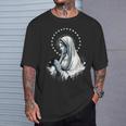 ルルドの聖母マリア 強力なシンボル 母マリア Tシャツ 彼への贈り物