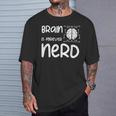 ヴィンテージ NERDファレル Brain Is Forever Nerd ギフトアイデア Tシャツ 彼への贈り物