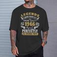 伝説は1966年にヴィンテージ60歳の誕生日に生まれました60歳 長袖tシャツ Tシャツ 彼への贈り物