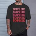 名前入りophie I Loveophie ヴィンテージ Tシャツ 彼への贈り物