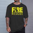 消防救助部 消防士 消防士 制服 Tシャツ 彼への贈り物
