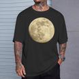 満月 夜空 月 Tシャツ 彼への贈り物