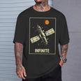 無限宇宙ステーション 衛星 宇宙 ヴィンテージ レトロ コスモス Infinitepacetationtar Tシャツ 彼への贈り物