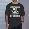 空飛ぶスパゲッティモンスター Fsm パスタファリアニズム イズ マイ リジョン Tシャツ 彼への贈り物