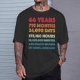 素晴らしい66歳の誕生日プレゼント 面白い レトロ 66歳の誕生日 Tシャツ 彼への贈り物