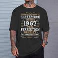 誕生日デザインの伝説は1967年9月生まれ Tシャツ 彼への贈り物