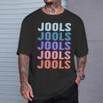 面白いギフト名 Jools 名入れ名 Tシャツ 彼への贈り物